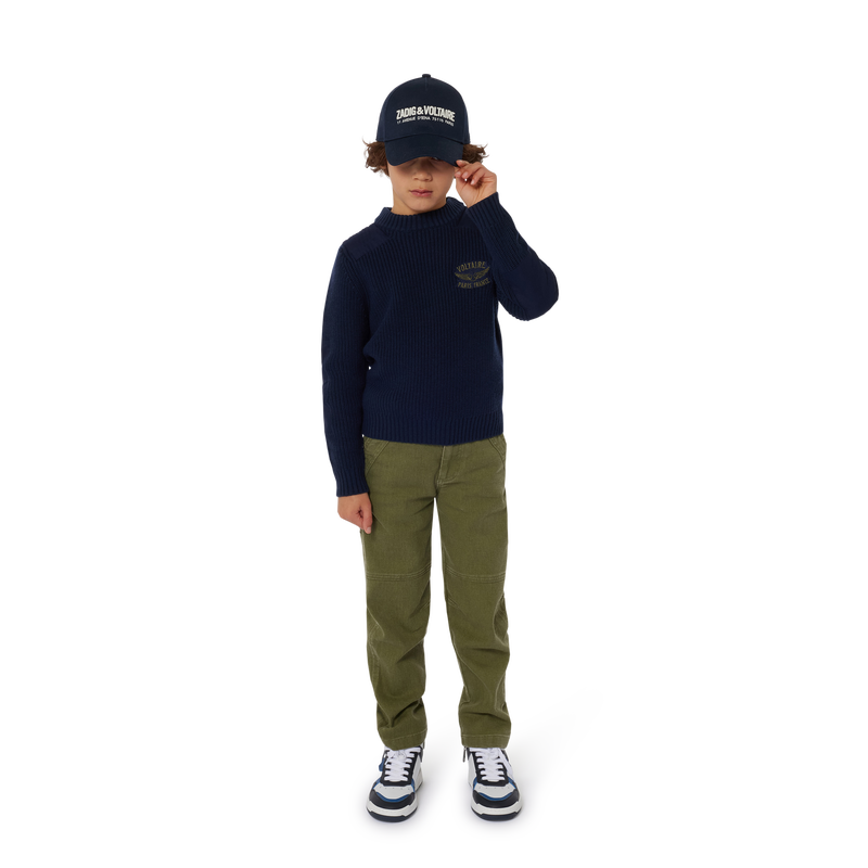 Embroidered Velcro Cap ZADIG & VOLTAIRE 
                    BOY