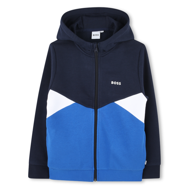 Hooded Zip-Up Cardigan BOSS 
                    BOY