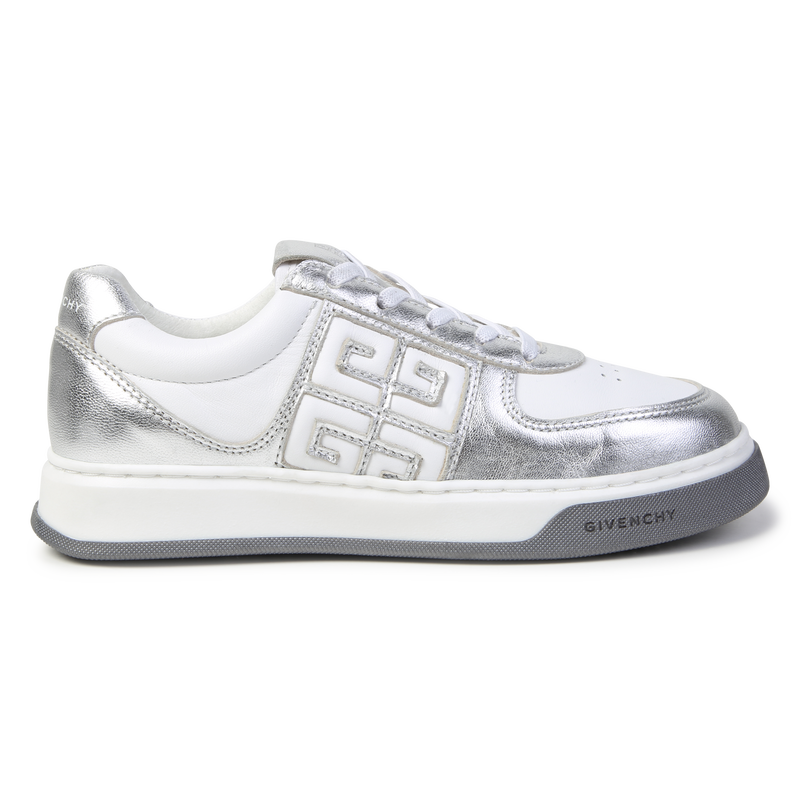 Lace-Up Leather Sneakers GIVENCHY 
                    GIRL