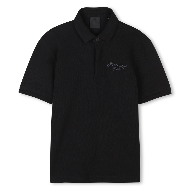 Short-sleeved cotton polo GIVENCHY 
                    BOY