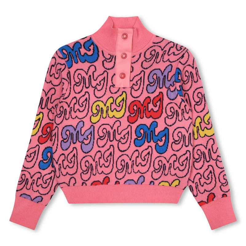 Jacquard collared pullover THE MARC JACOBS 
                    GIRL