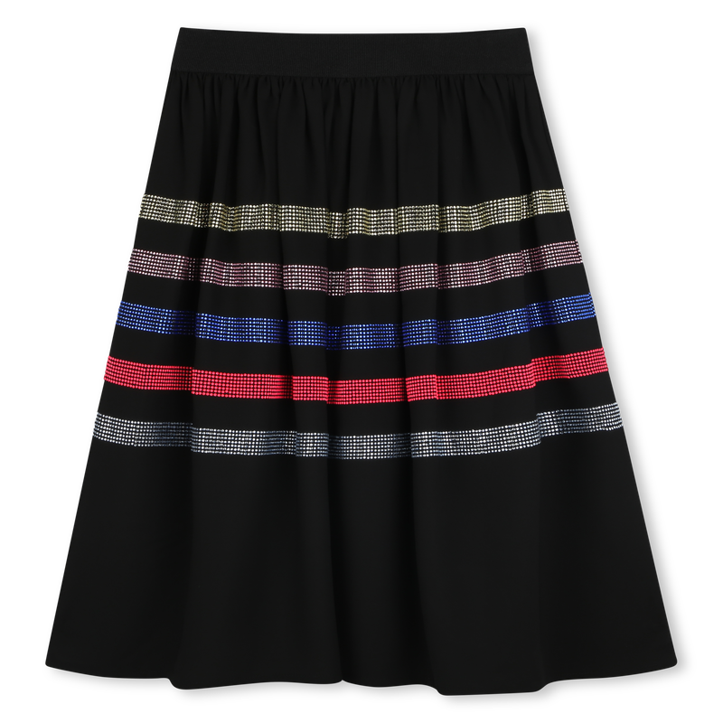 Crepe skirt with diamantés SONIA RYKIEL 
                    GIRL