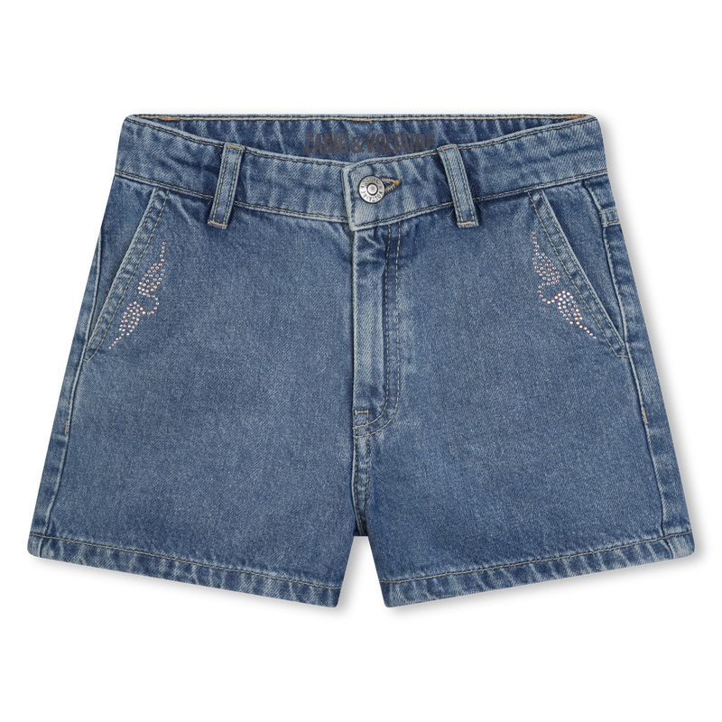 Diamanté Jean Shorts ZADIG & VOLTAIRE 
                    GIRL