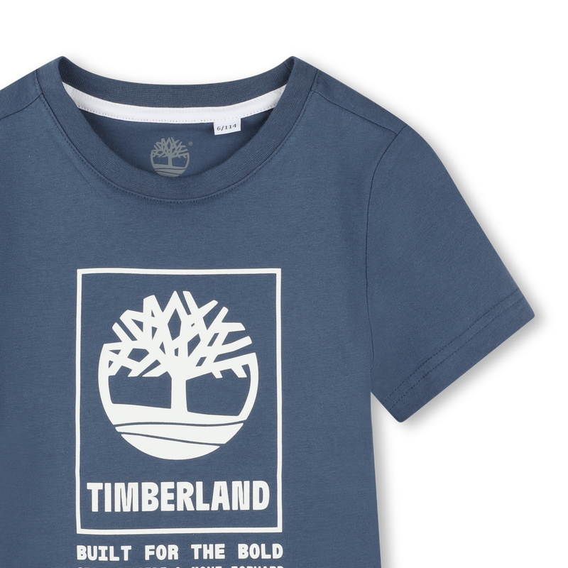 Short-Sleeved Cotton T-Shirt TIMBERLAND 
                    BOY
