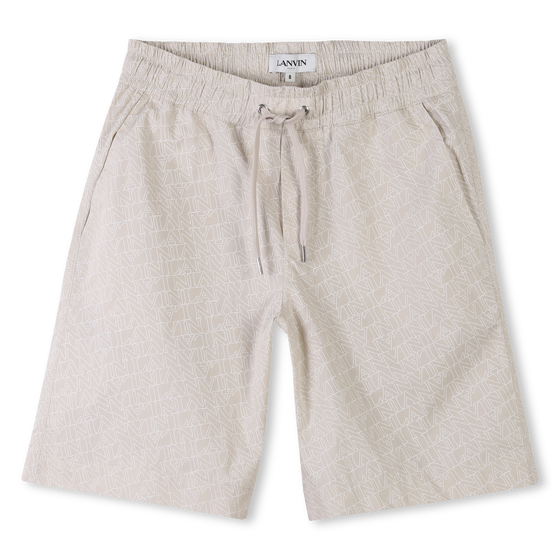 Printed cotton shorts LANVIN 
                    BOY