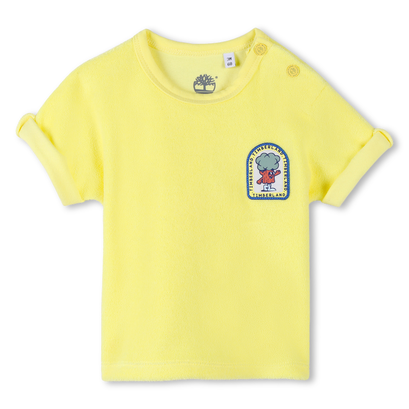 Terry cloth T-shirt and shorts TIMBERLAND 
                    BOY