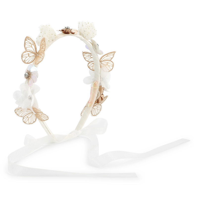 Flower and butterfly headband BILLIEBLUSH 
                    GIRL