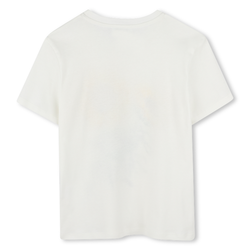 T-shirt with sunflower print KENZO KIDS 
                    UNISEX