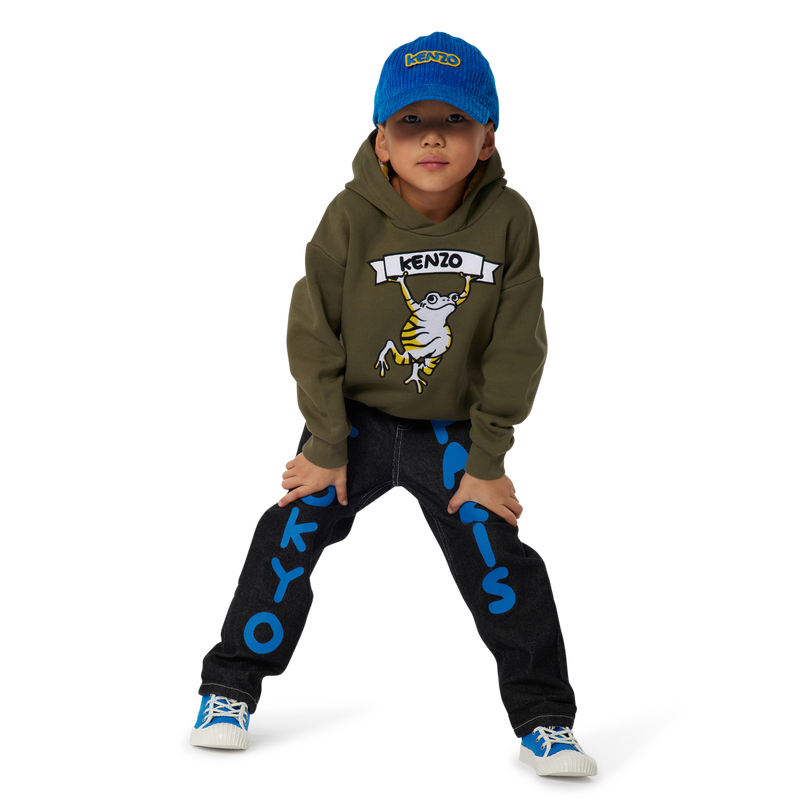 Stretch cotton jeans KENZO KIDS 
                    UNISEX