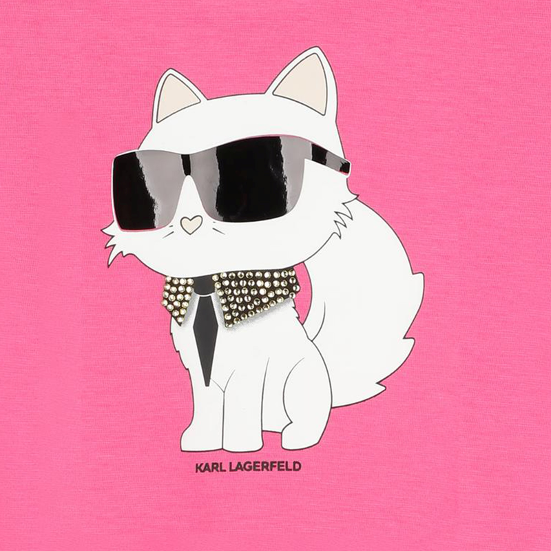 Short-Sleeved T-Shirt KARL LAGERFELD KIDS 
                    GIRL