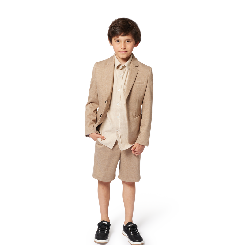 Loose linen and cotton shirt BOSS 
                    BOY