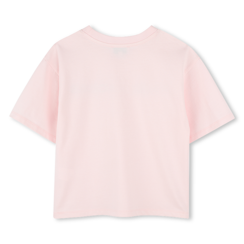 Cotton T-shirt with diamantés THE MARC JACOBS 
                    GIRL