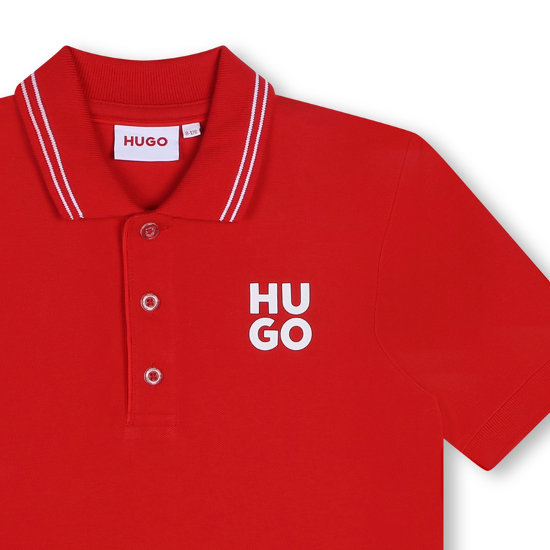 Short-Sleeved Polo Shirt HUGO 
                    BOY