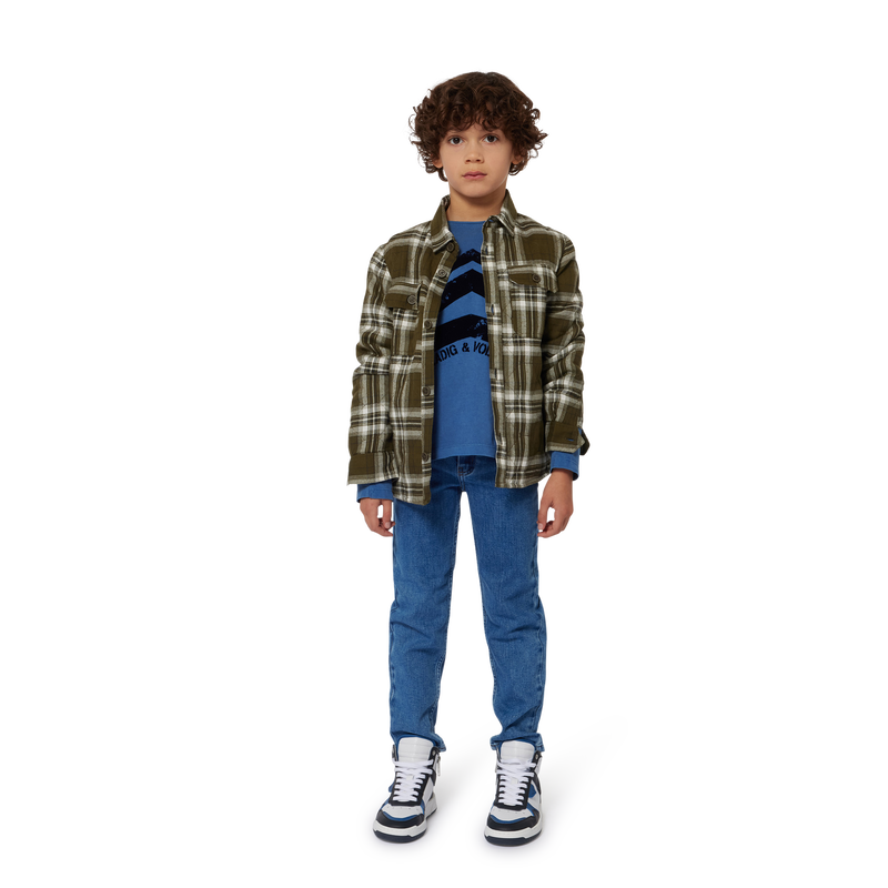 Quilted Cotton Shirt ZADIG & VOLTAIRE 
                    BOY