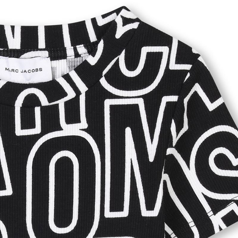 Cropped printed T-shirt THE MARC JACOBS 
                    GIRL