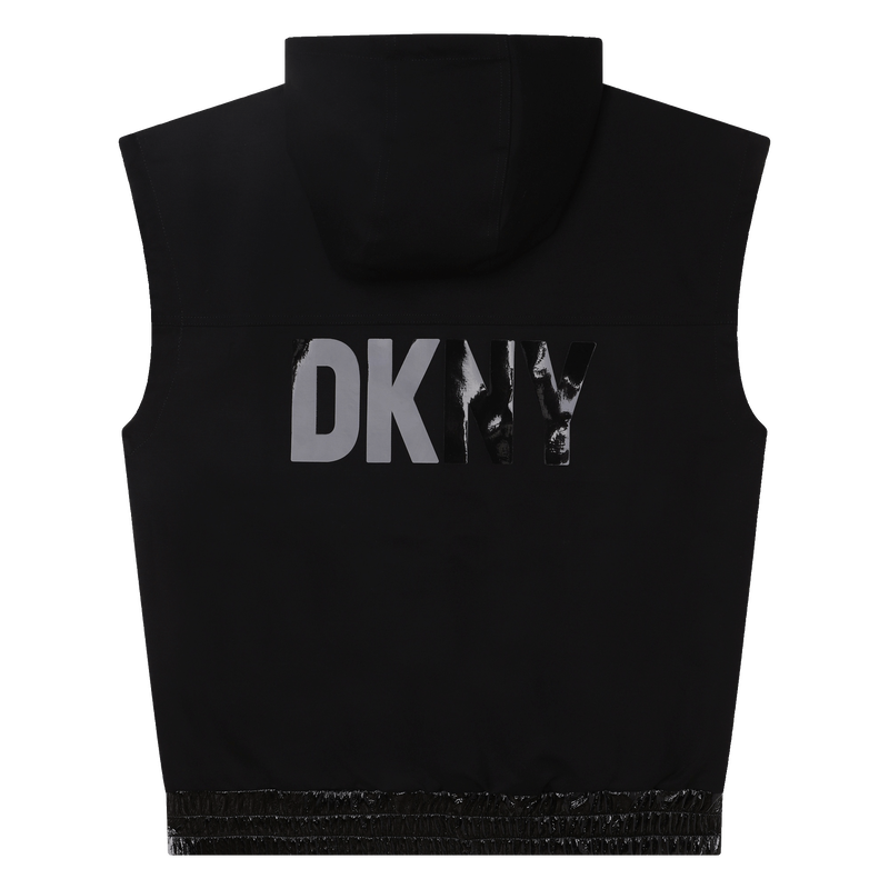 Reversible hooded vest DKNY 
                    GIRL