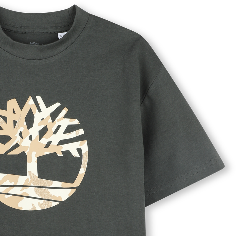 Raised logo print T-shirt TIMBERLAND 
                    BOY