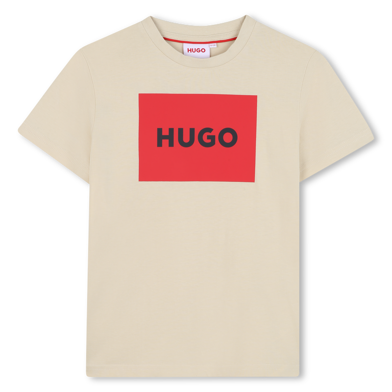 Short-sleeved cotton T-shirt HUGO 
                    BOY