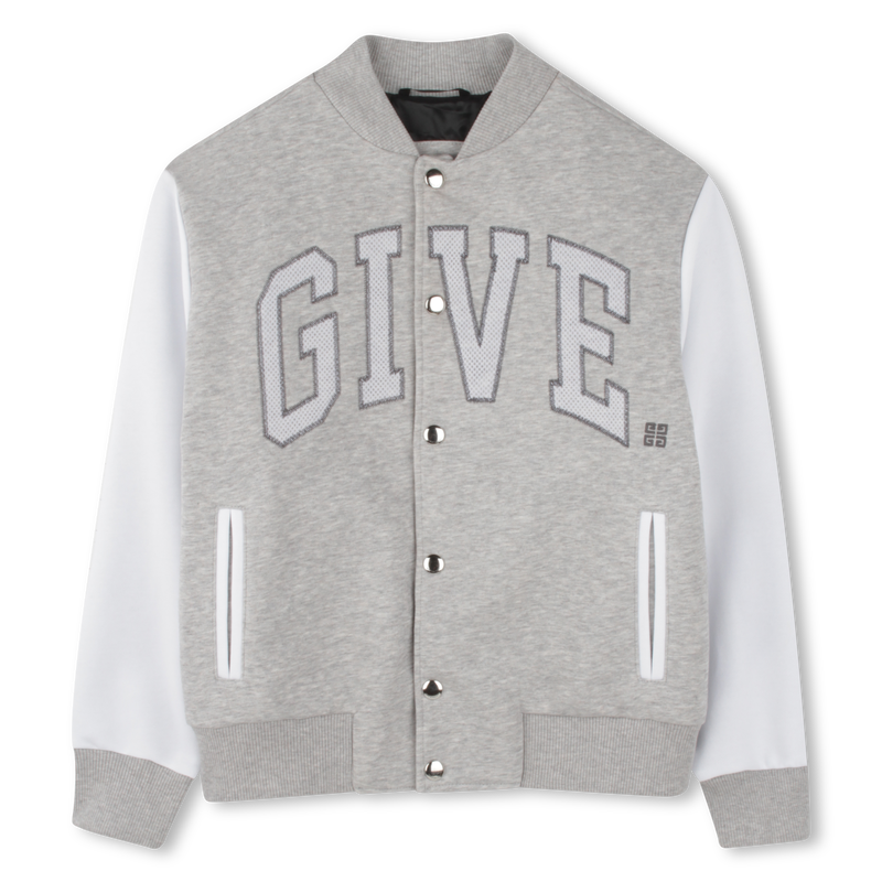 Two-tone fleece sweatshirt GIVENCHY 
                    BOY