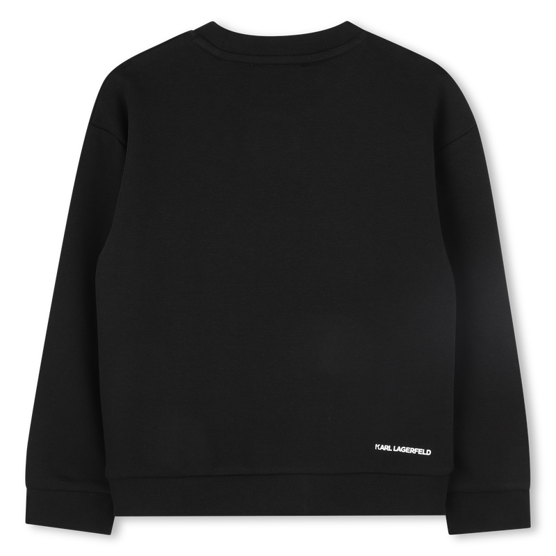 Printed sweatshirt KARL LAGERFELD KIDS 
                    BOY