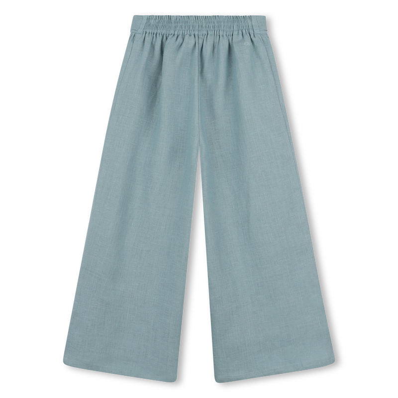 Belted linen trousers CHLOE 
                    GIRL