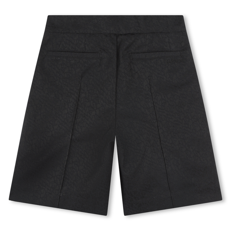 Flared Pleated Bermuda Shorts LANVIN 
                    GIRL