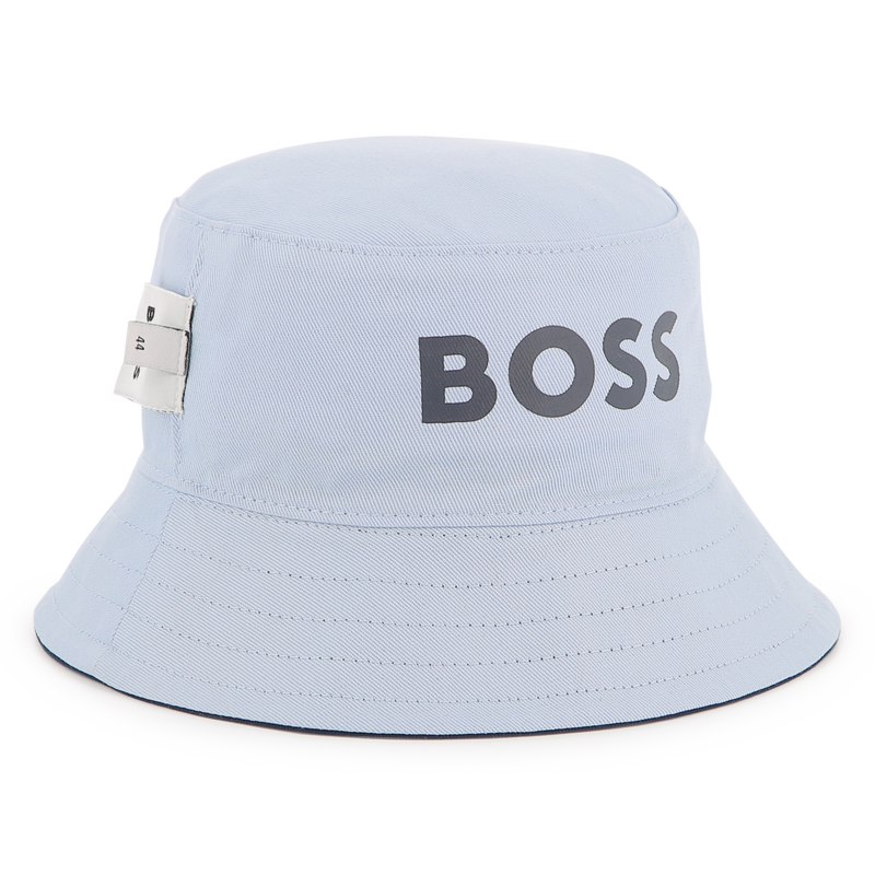 Reversible cotton bucket hat BOSS 
                    BOY