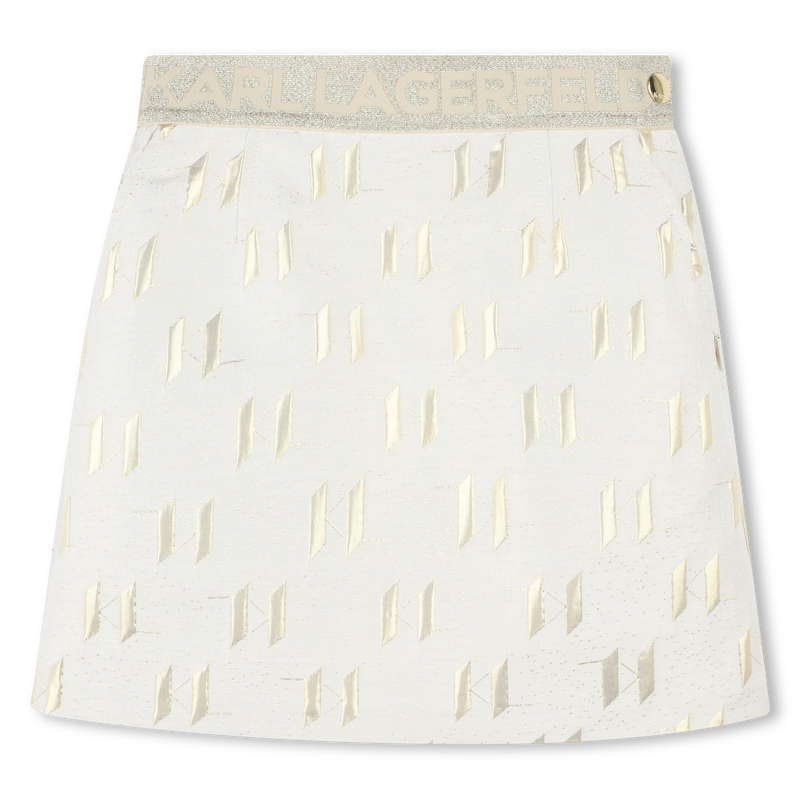 Jacquard party skirt KARL LAGERFELD KIDS 
                    GIRL