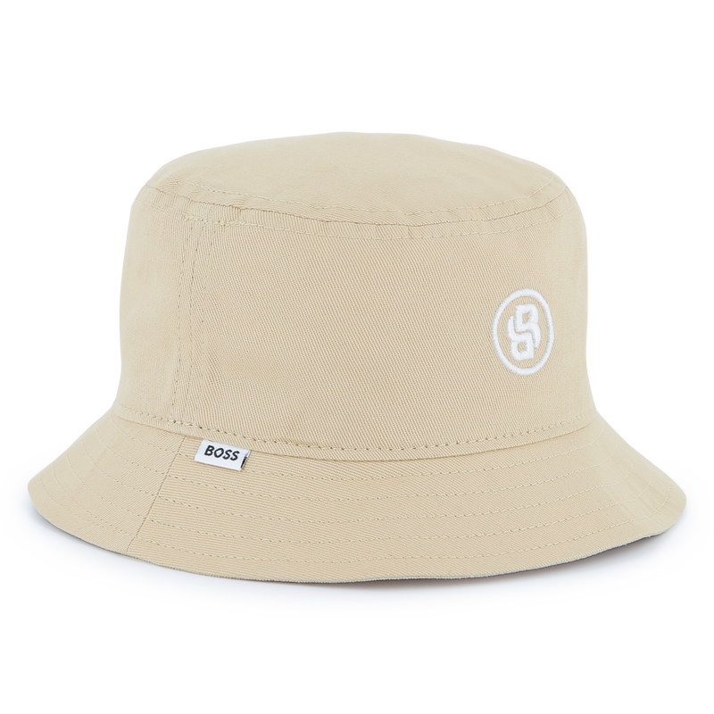 Embroidered cotton bucket hat BOSS 
                    BOY