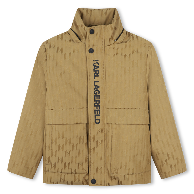 Monogram Print Jacket KARL LAGERFELD KIDS 
                    BOY