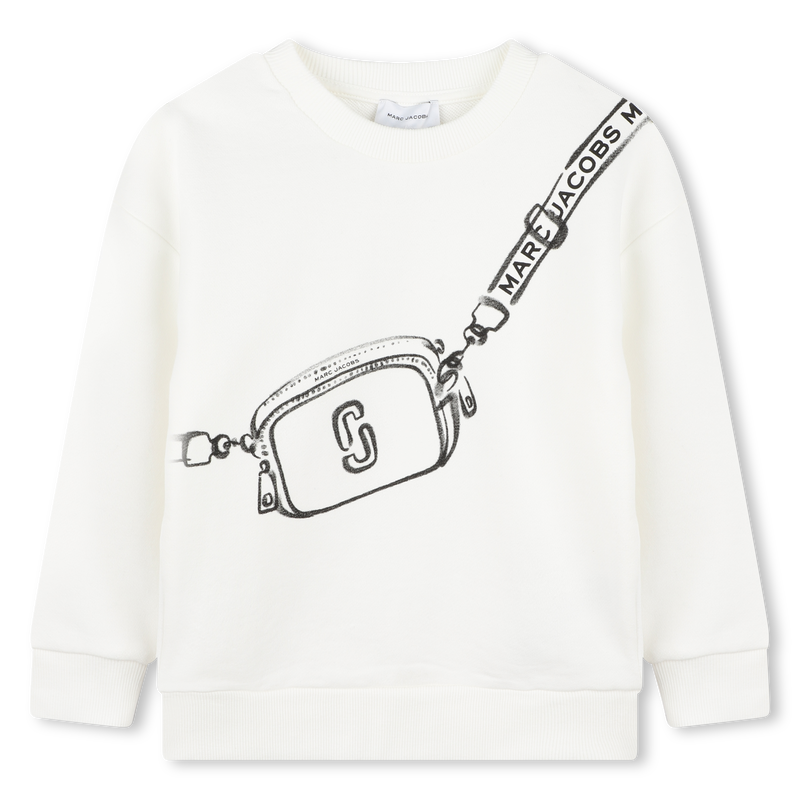 Cotton Fleece Sweatshirt THE MARC JACOBS 
                    GIRL