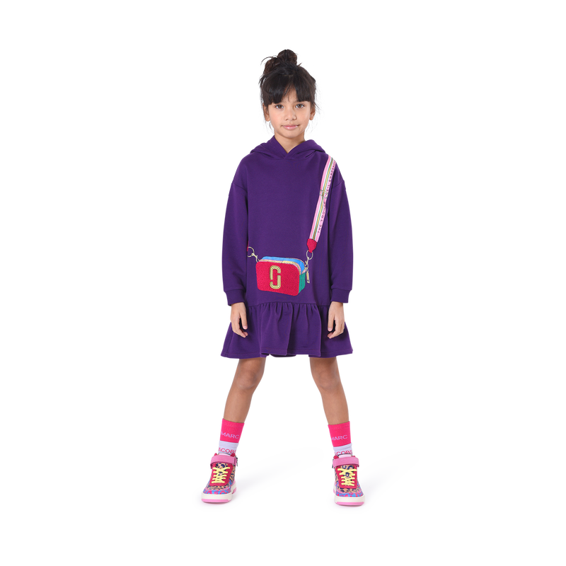 Hooded fleece dress THE MARC JACOBS 
                    GIRL