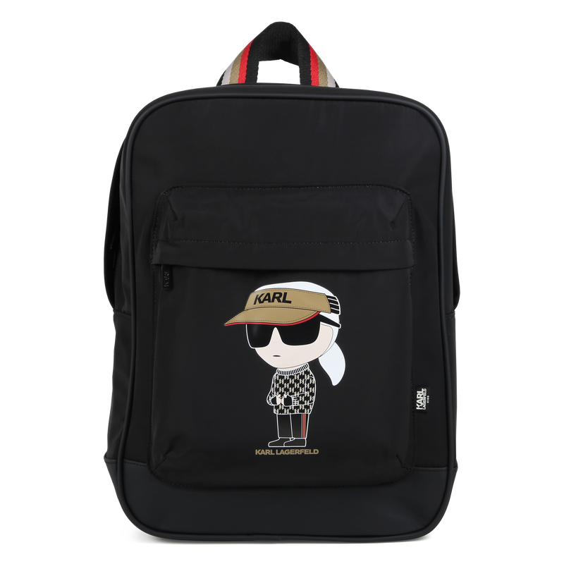 Printed Backpack KARL LAGERFELD KIDS 
                    BOY