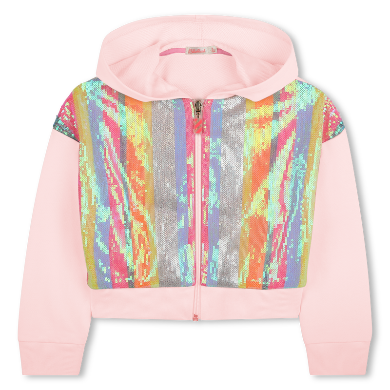 Striped cotton sweatshirt BILLIEBLUSH 
                    GIRL