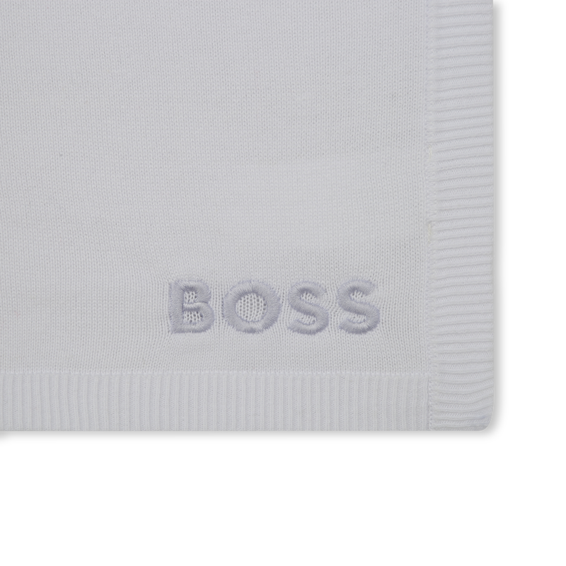 Embroidered blanket BOSS 
                    UNISEX
