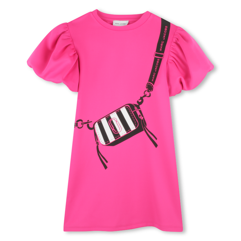Lined short-sleeved dress THE MARC JACOBS 
                    GIRL
