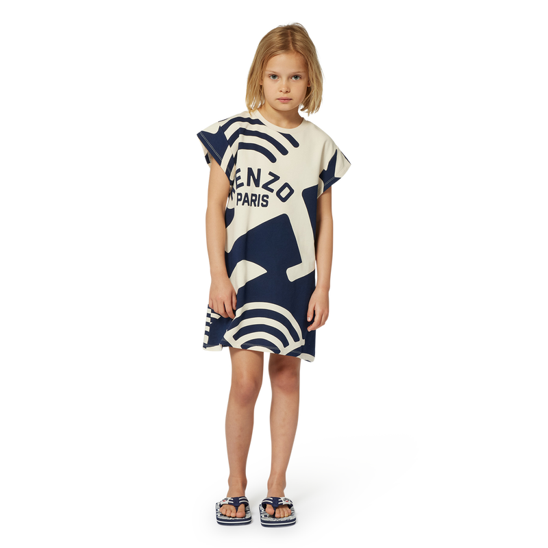 Lightweight fleece dress KENZO KIDS 
                    GIRL