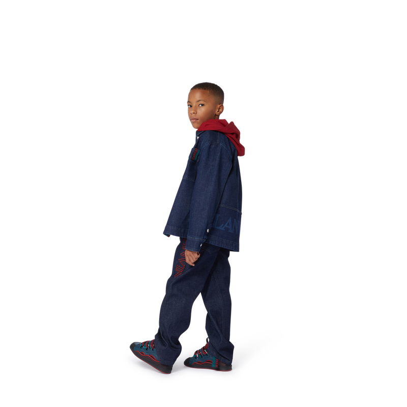Embroidered Logo Jeans LANVIN 
                    BOY