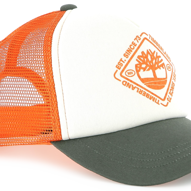 Tricolor bi-material cap TIMBERLAND 
                    BOY