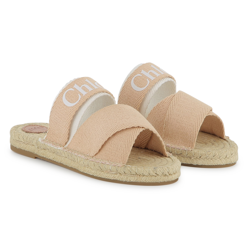 Canvas and rope slides CHLOE 
                    GIRL
