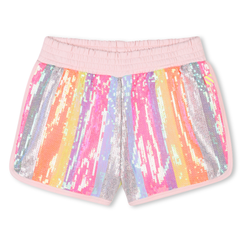 Shorts with sequin stripes BILLIEBLUSH 
                    GIRL
