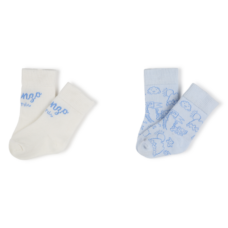 Jacquard Socks (Pack Of 2) KENZO KIDS 
                    UNISEX