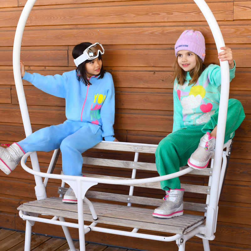 Sequin Pom-Pom Beanie BILLIEBLUSH 
                    GIRL