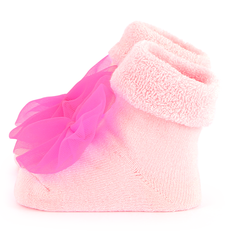 Knitted socks with bow BILLIEBLUSH 
                    GIRL