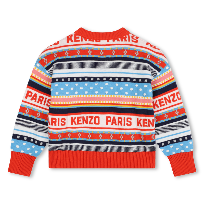 Jacquard Knit Sweater KENZO KIDS 
                    GIRL