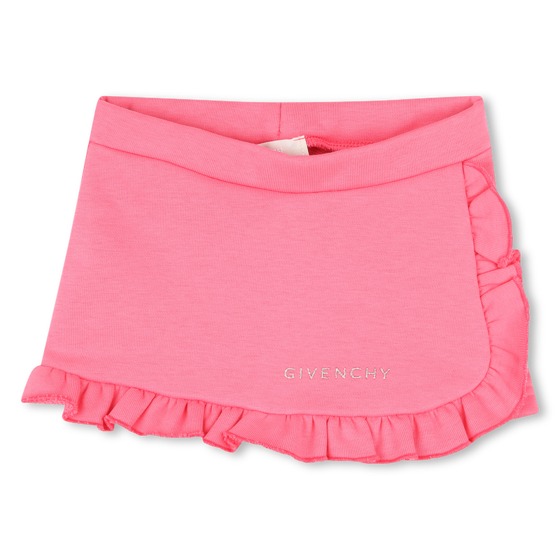Frilled fleece shorts GIVENCHY 
                    GIRL