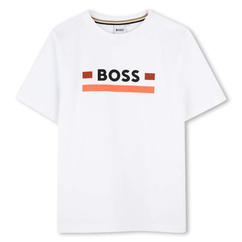 Cotton T-shirt and shorts BOSS 
                    BOY