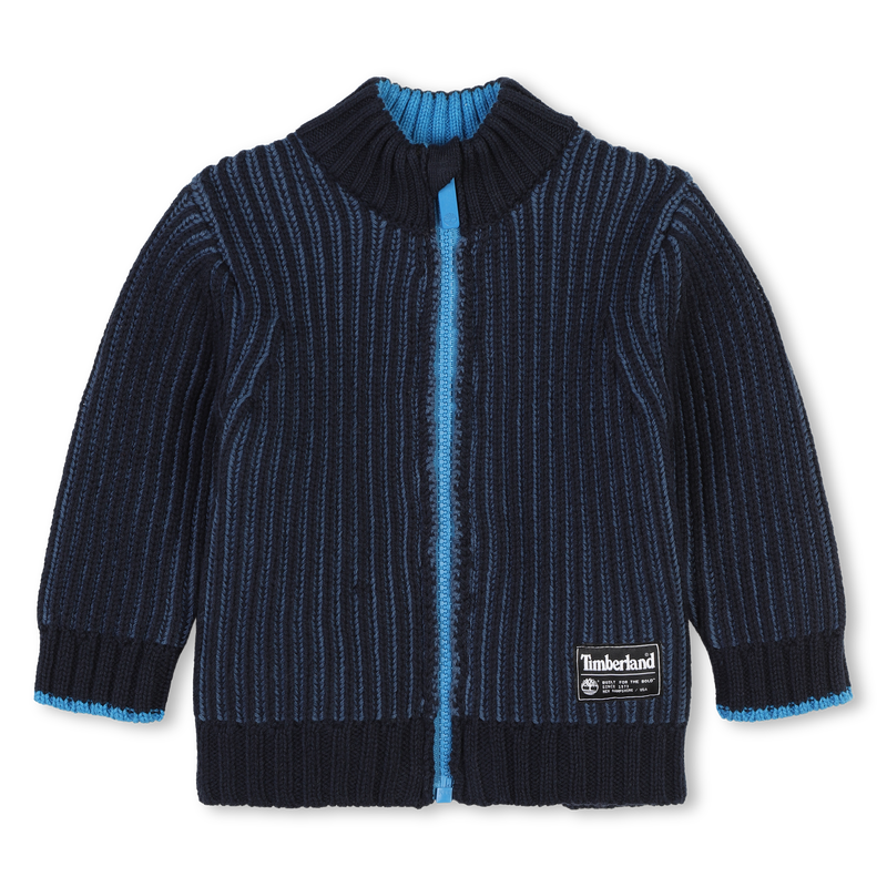 Cotton & Wool Cardigan TIMBERLAND 
                    BOY
