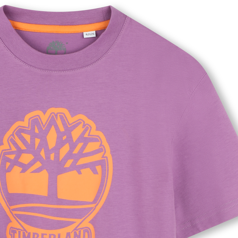 Two-tone T-shirt with logo TIMBERLAND 
                    BOY
