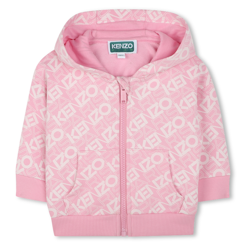 Fleece cardigan and trousers KENZO KIDS 
                    GIRL